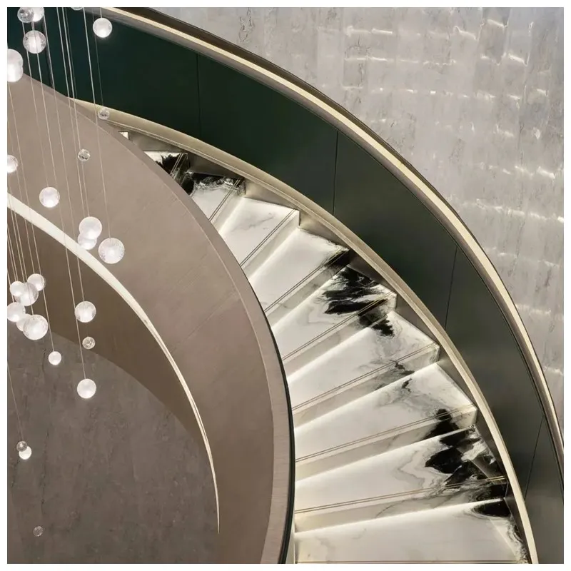 Panda White Marble Stairs Panda White Marble Stairs