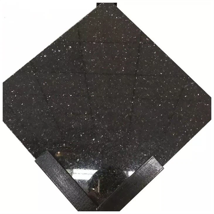 black star galaxy floor tiles