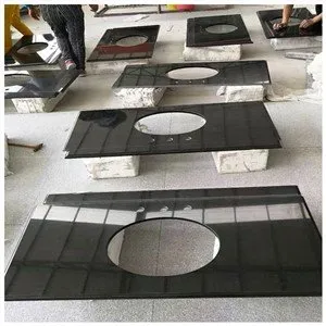 Абсолютний чорний гранітний туалетний верх