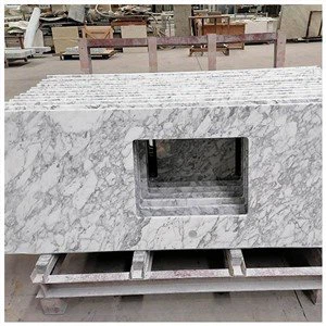 Мармуровий туалетний стіл Arabescato Venato