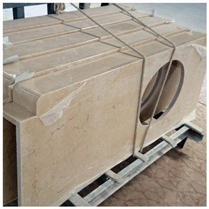 Мармуровий туалетний стіл Crema Marfil